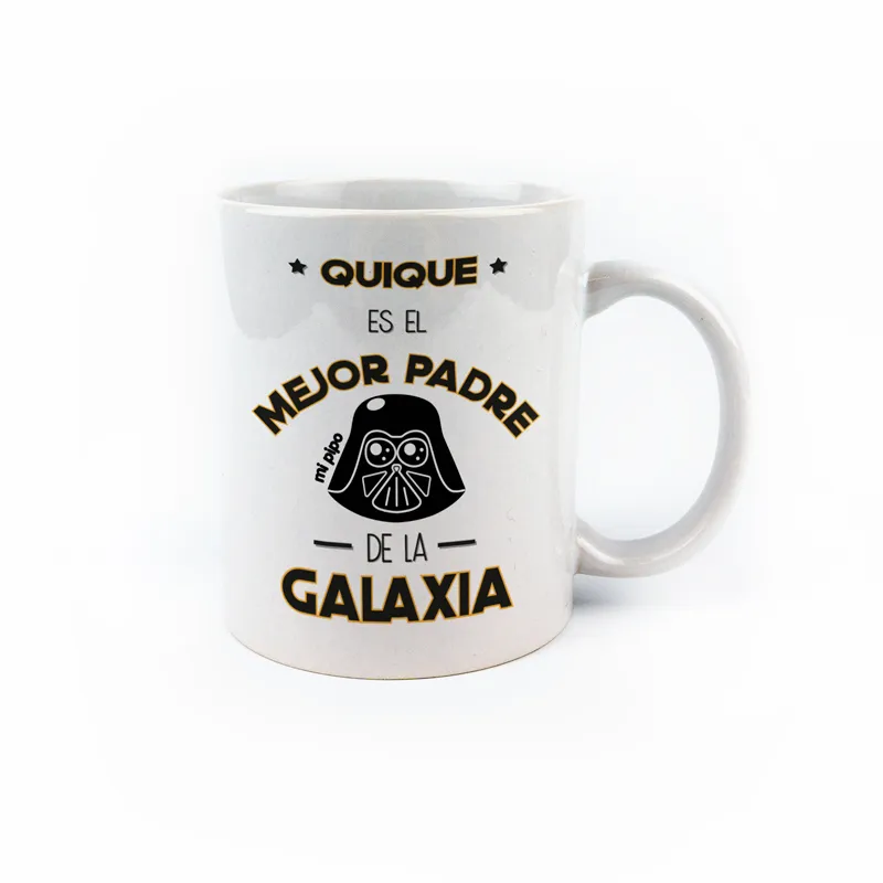 Taza cerámica o plástico personalizada (Nombre) es el mejor Padre de la Galaxia Taza cerámica o plástico personalizada (Nombre) es el mejor Padre de la Galaxia