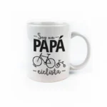Taza cerámica o plástico Soy un Papá Ciclista