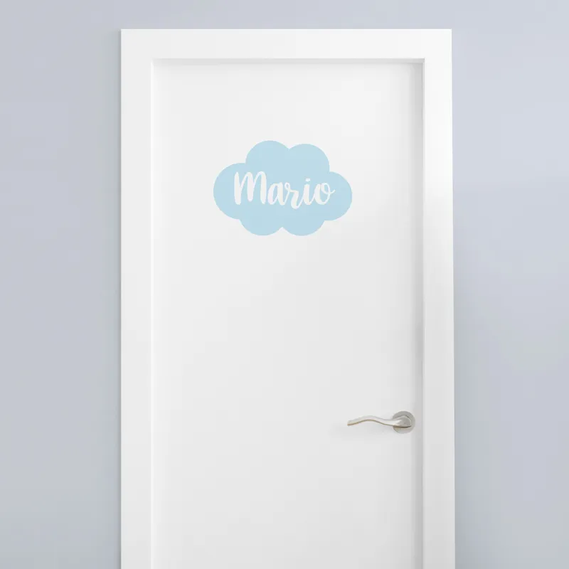 Vinilo decorativo Nube Personalizado Celeste Vinilo decorativo Nube Personalizado Celeste
