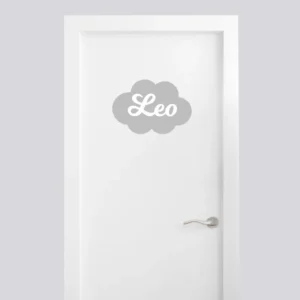 Vinilo decorativo Nube Personalizado Gris