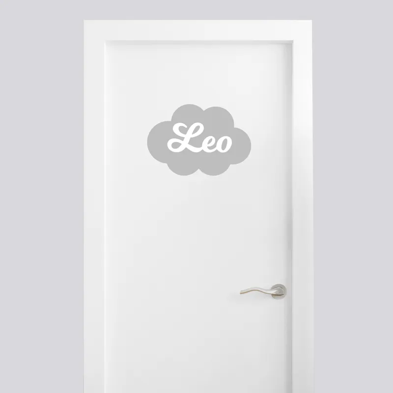Vinilo decorativo Nube Personalizado Gris Vinilo decorativo Nube Personalizado Gris