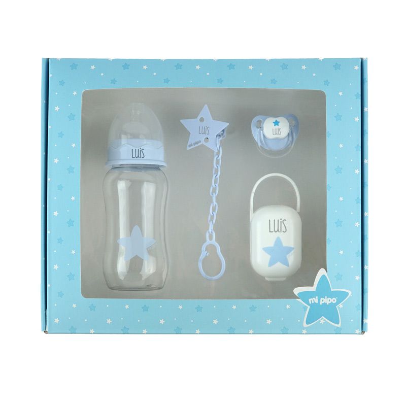 Cajita My Basics 300 Estrella Azul Personalizada Cajita My Basics 300 Estrella Azul Personalizada