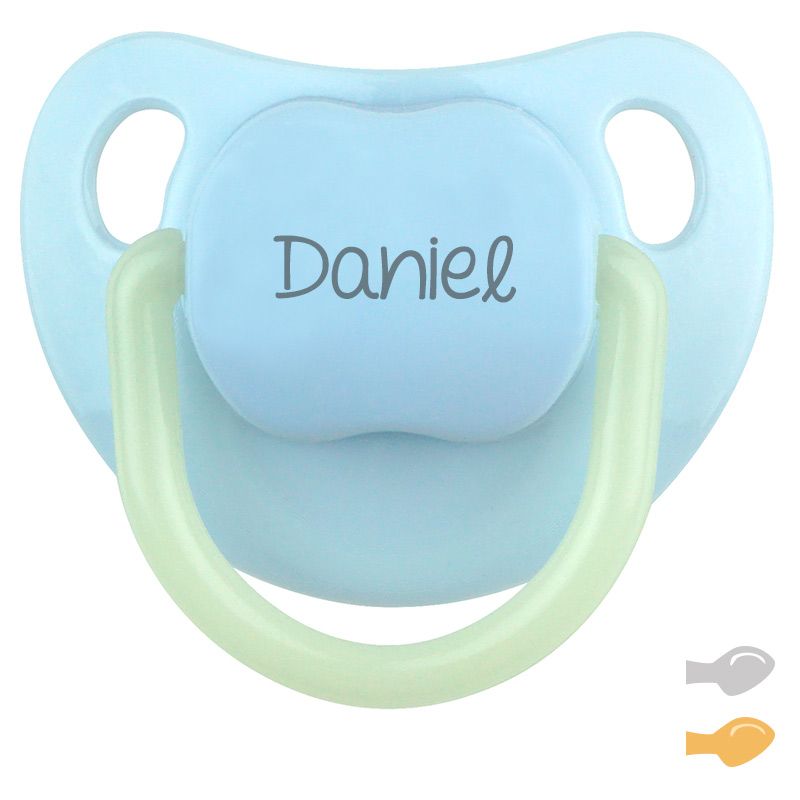 Chupete Baby Night Personalizado Azul (brilla en la oscuridad) Chupete Baby Night Personalizado Azul (brilla en la oscuridad)