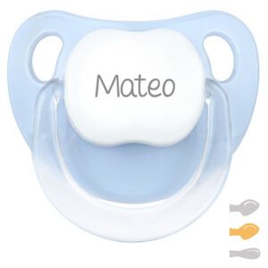 Chupete Baby Personalizado Azul Pastel