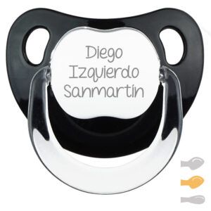 Chupete Baby Personalizado Negro