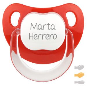 Chupete Baby Personalizado Rojo