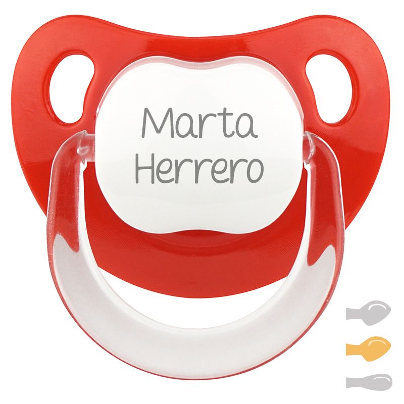 Chupete Baby Personalizado Rojo Chupete Baby Personalizado Rojo