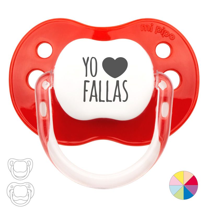 Chupete Divertido Yo corazón Fallas - Imagen 5