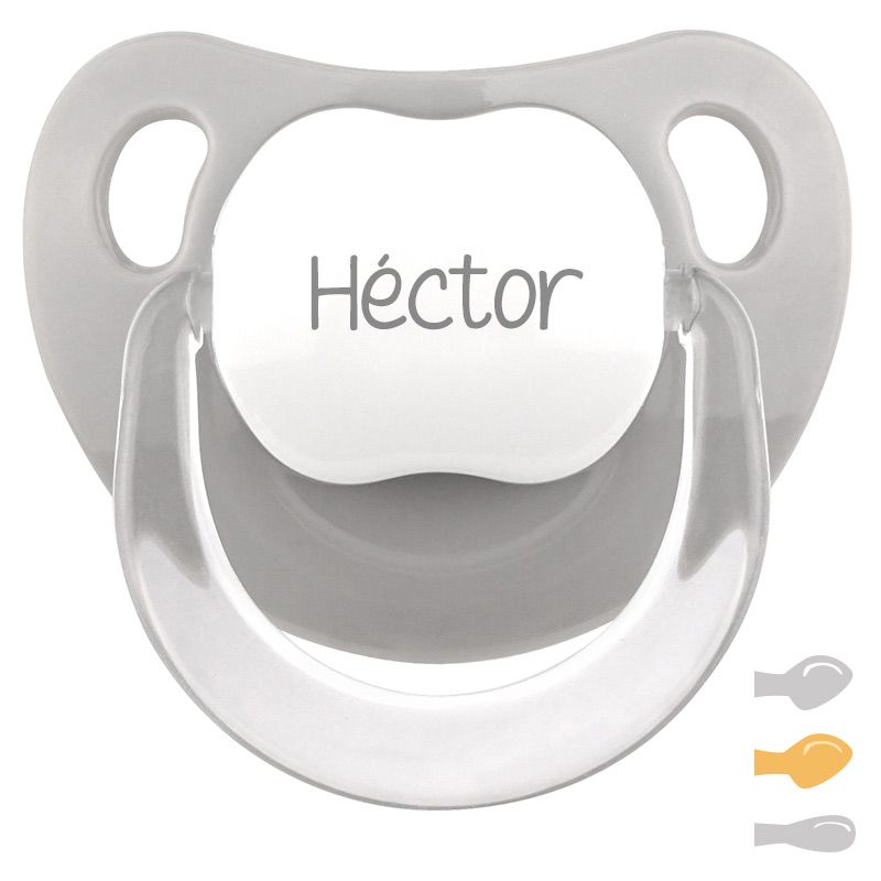 Chupete Baby Personalizado Gris Chupete Baby Personalizado Gris