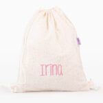 Petate medium Estrellas Rosa personalizado bordado