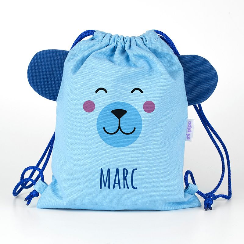 Petate Zoo Oso Azul personalizado Petate Zoo Oso Azul personalizado