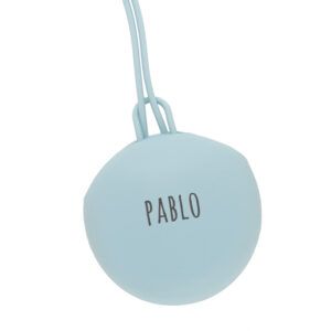 Portachupetes Gummy Azul Soft Personalizable