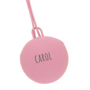 Portachupetes Gummy Rosa Blush Personalizable