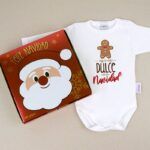 Babidu Body Navideño Soy lo más dulce de la Navidad con cajita de regalo