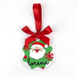 Bola Navidad METACRILATO dibujo a elegir