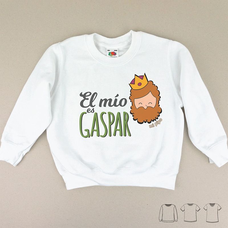 Camiseta o Sudadera Navideña El mío es Gaspar Camiseta o Sudadera Navideña El mío es Gaspar