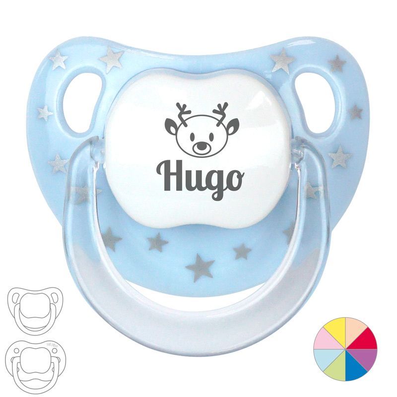 Chupete Navideño Personalizado RENO BEBÉ Chupete Navideño Personalizado RENO BEBÉ